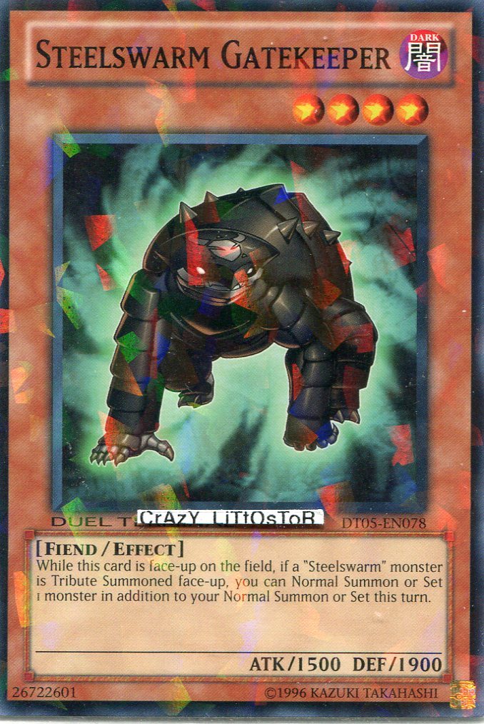 Yu-Gi-Oh! Steelswarm Gatekeeper Card - DT05-EN078 Common 1st Edition - Duel Terminal 5 Monster - View #8
