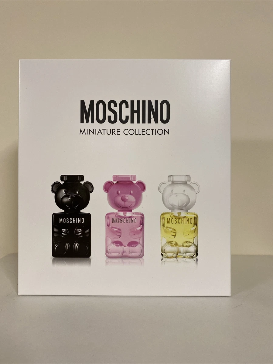 moschino miniature toy mini x 3 set