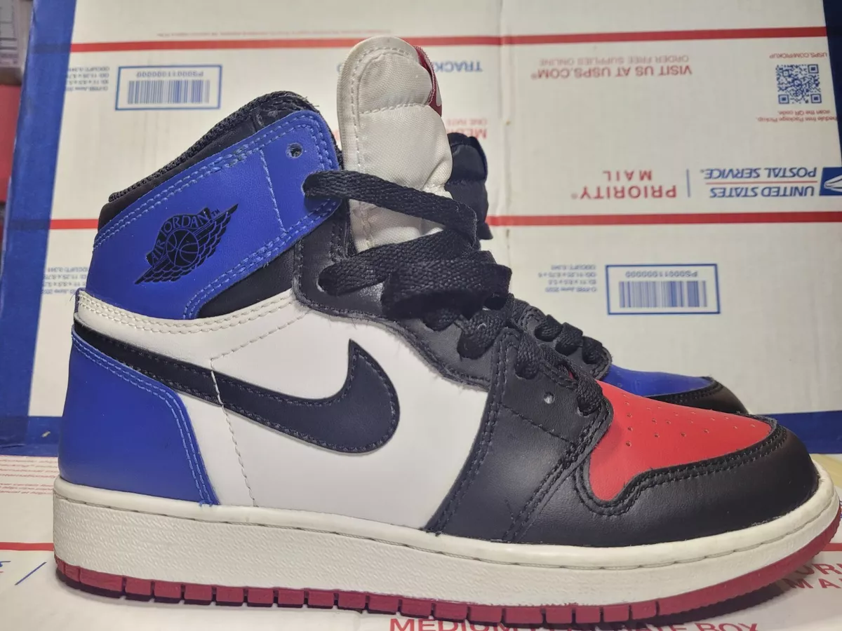 Nike Air Jordan 1 Retro High OG BG Top 3 (575441-026) Size 5Y Blue Red