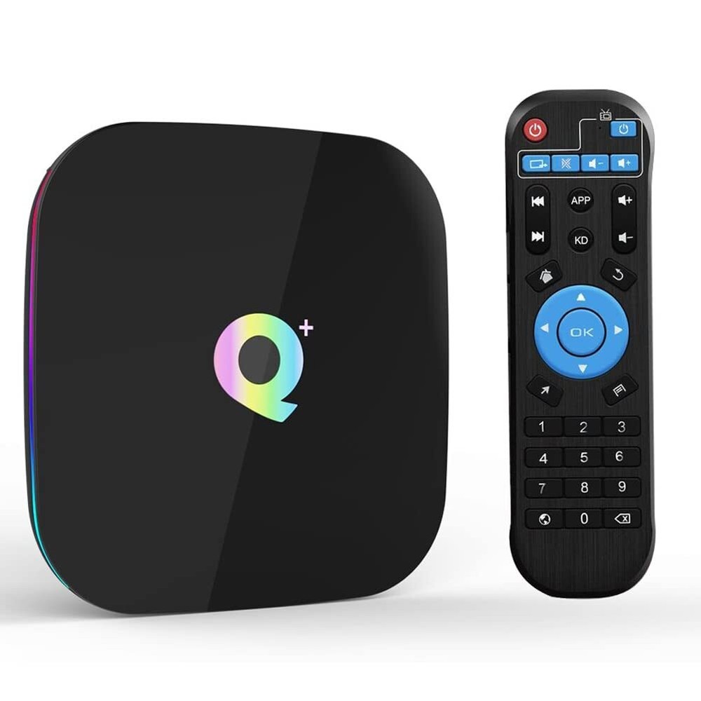 Android TV Box 10.0, 4GB RAM 64GB ROM Android Box, Q Plus Android Box H616 Qu...