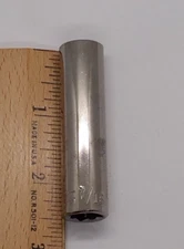 Vintage Craftsman 3/8" Drive 7/16" 6 Point Deep Socket SAE G2 43331 USA NOS