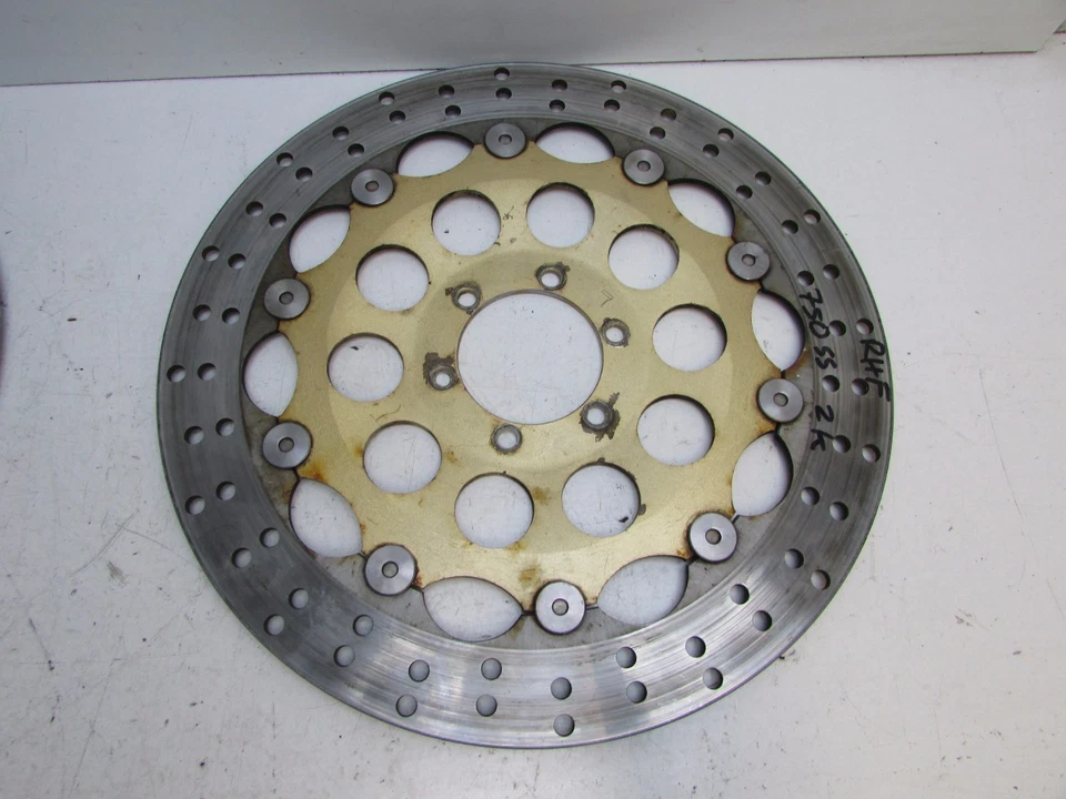 Ducati 750SS 750 SS Supersport 2000 Pair of Front Brake Discs, Left Right - Image 2 of 4