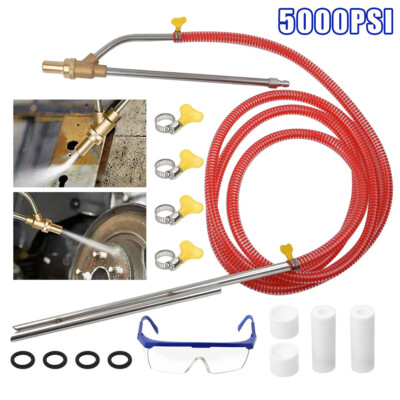 #ad 5000 PSI Sandblasting Kit for Pressure Washer Sand Blaster Attachment Power $33.98