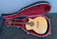 Crafter Tgae06/n Acoustic Guitar Natural With Hiscox Hard Case - Vgc!!