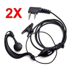 2X Headset Earpiece Mic fit Baofeng UV-5R III BF-888S Retevis H777 Walkie Talkie