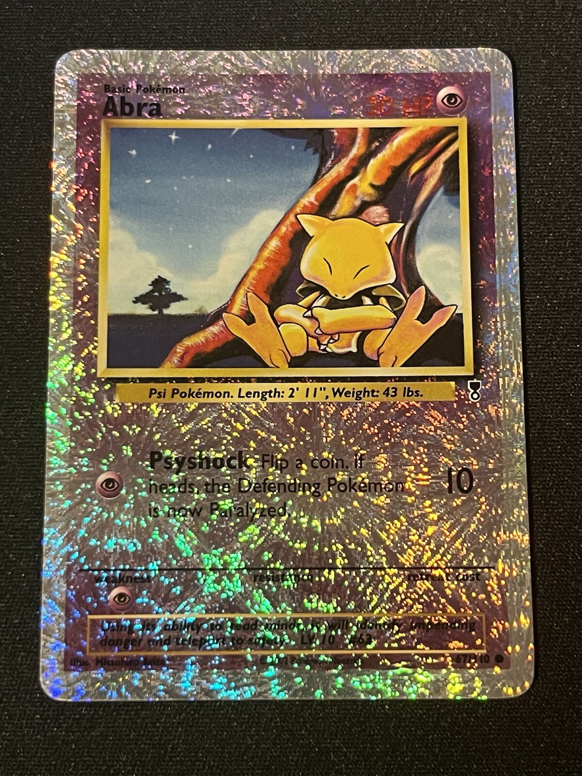 Abra 67/110 Legendary Collection Reverse Holo NM Card