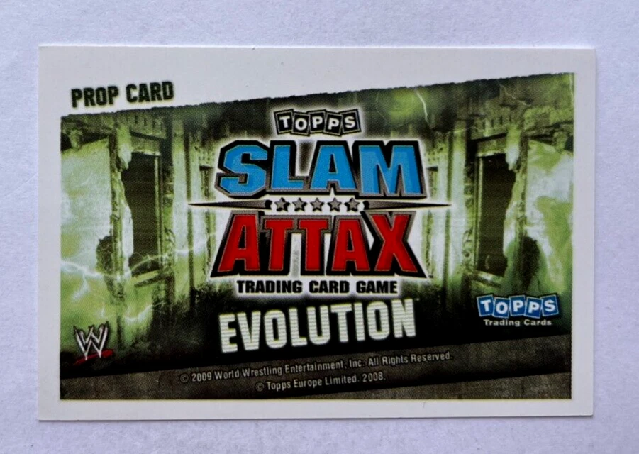 2009 WWE Topps Slam Attax Evolution TCG #167 STEEL STEPS Prop Cards - Image 2 of 2