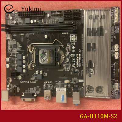 Motherboard H110m S2 Ddr4 FOR GIGABYTE GA-H110M-S2 DDR4*2 32GB VGA