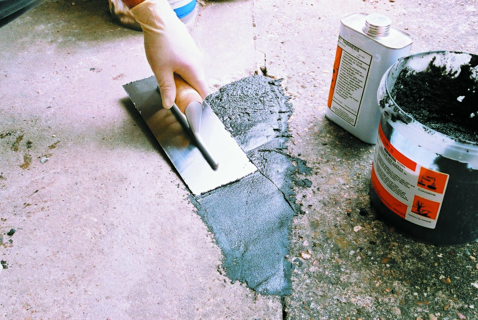 Concrete Floor Repair Epoxy Resin Easy 11 Mixing Ratio Cretex EP