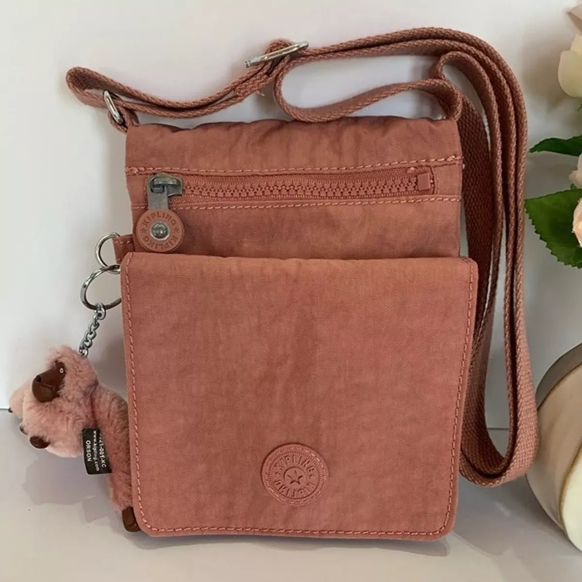 Kipling Eldorado Crossbody in Kind Rose NWOT