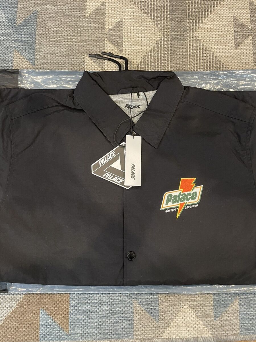 Palace Sugar Coach Jacket Black Large Gatorade Skateboards