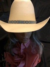 Hatband Handmade Western Wear Cowboy Cowgirl Beaded Equestrian Attire Accessory