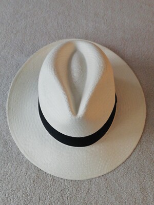 GENUINE ECUADOR HAT''PANAMA HAT'' 100% TOQUILLA STRAW  56,58,60,62cm Classic Fit