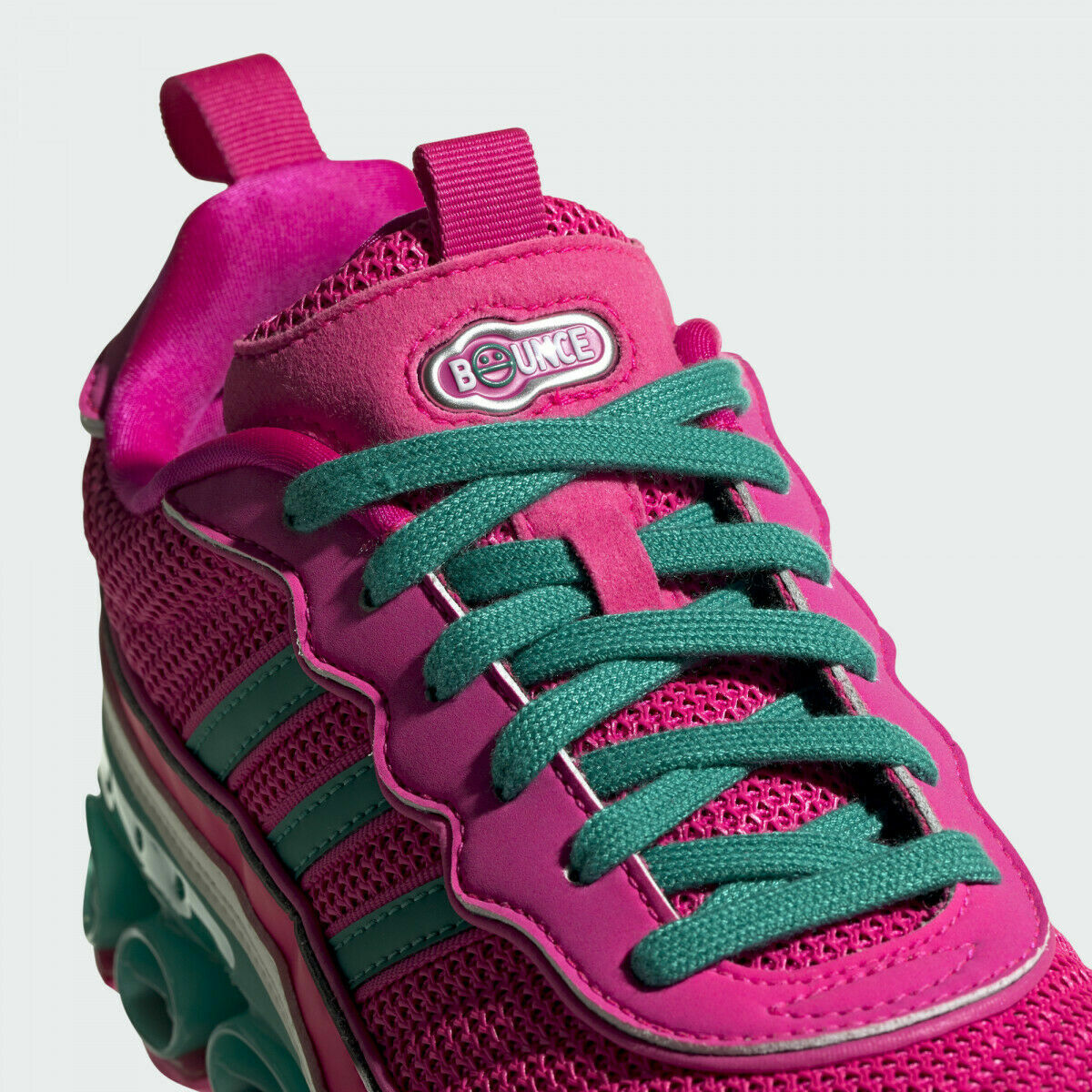 Adidas Originals Microbounce T1 Women Shoes, Pink/Green/White, EF4886 Size 7 NEW image 4