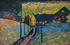 Wassily Kandinsky - Winter Landscape Poster 17" x 11"