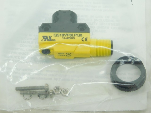 Banner Engineering Qs18vp6lpq8 World Beam Photoelectric Sensor 10