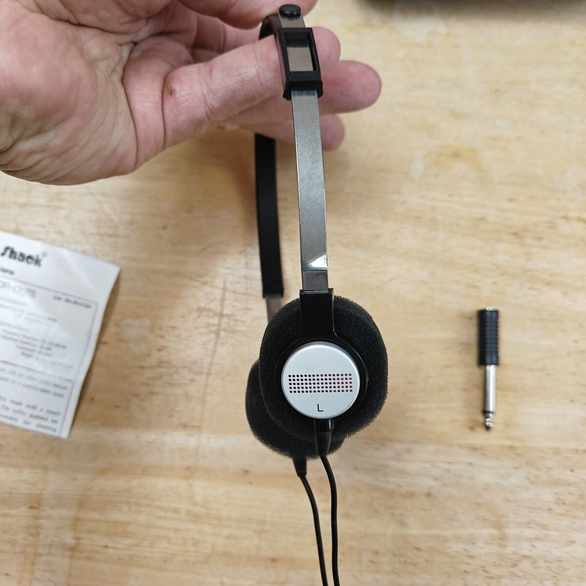 Vintage 80s Realistic Nova 45 Stereo Headphones Lightweight Vintage 80s Realistic Nova 45 Stereo Headphones Lightweight