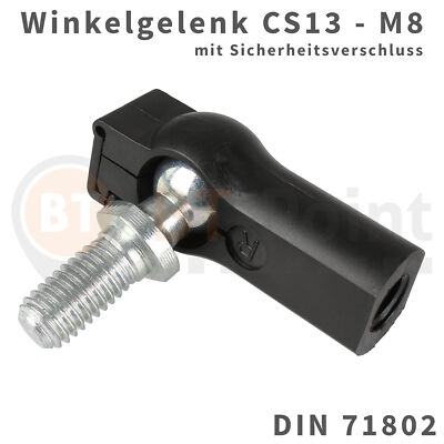 Kunststoff Winkelgelenk CS13 M8 Kugelgelenk Kugel Winkel Gelenk RC Modellbau C13