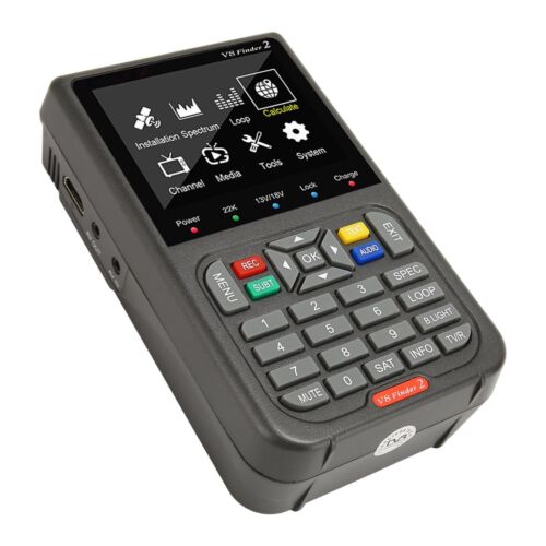 V8 Finder 2 Misuratore di segnale rilevatore satellitare 3,5 pollici HD LCD 4000 mAh USB 2.0 DVB fantastico - Foto 18 di 24