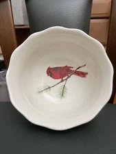 222 Fifth Porcelain Bird on Branch Bowl - Cereal Bowl