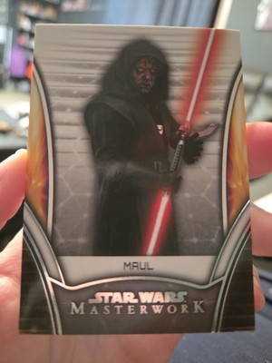 2025 Star Wars Masterwork Maul #34 Base Card