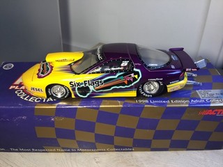 XRARE 1:24 Tom Martino SIX FLAGS 1998 VINTAGE Die Cast NHRA Pro Stock 1 of 3000