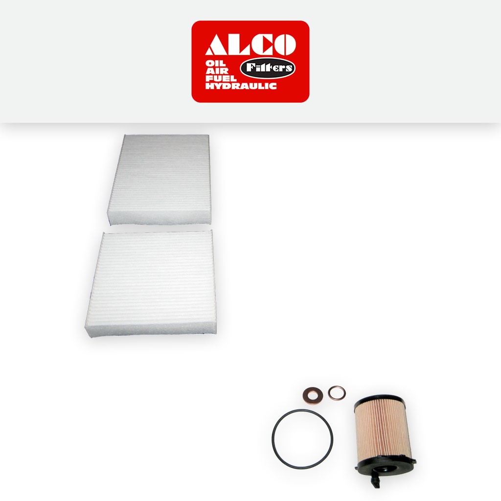 SERVICE KIT for DS DS3 1.6 BLUEHDI ALCO OIL CABIN FILTERS (2015-2019)