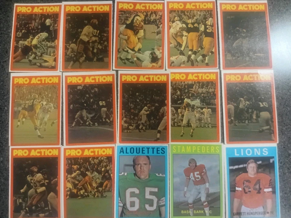 💥1972🇨🇦O-Pee-Chee💥Vintage🏈CFL🏈 Various ●80 Card Lot● Partial Set +E +Grade - Image 4 of 4