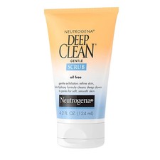 Deep Clean Gentle Daily Facial Scrub, Oil-Free Cleanser, 4.2 Fl Oz NEW