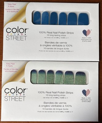 Firework Glow, Long Time No Sea ~ Imperfect Bundle Of 2 Sets ~ Color Street Nail