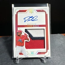 2/10 DARREN BAKER RC HOLO GOLD SILHOUETTE AUTO 2025 Panini National Treasures !!