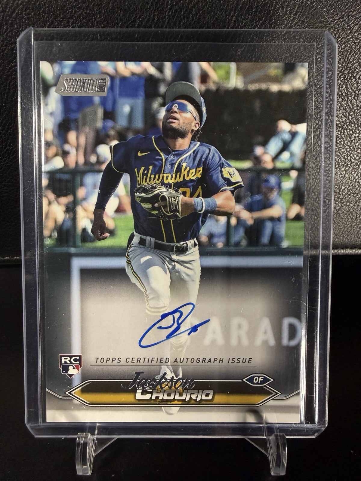 2024 Topps Stadium Club SCBA-JCH Jackson Chourio Rookie Autograph Brews Star RC