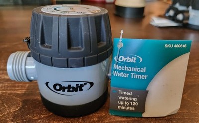 Orbit Mechanical Watering Timer 480616 Hose Sprinkler Irrigation 120 Minutes