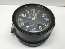 WWll Seth Thomas Mark l US Navy Deck Clock #16747,  1942………[S13-3]