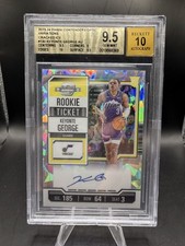 2023 Contenders Optic Keyonte George Cracked Ice Rookie Ticket Auto /23 BGS 9.5