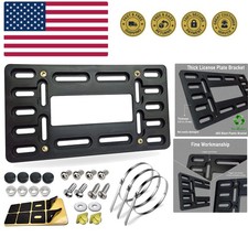 License Plate Bracket Holder- Front License Plate Mounting Kit, Universal Bum...