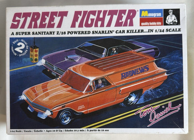 Monogram Tom Daniel Street Fighter Custom Chevy Panel Truck 1:24 Model Kit Wire1