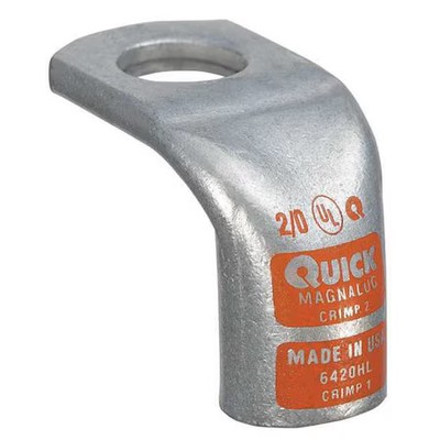 Fusion 6420Hl Lug Starter/Ground, 2/0 Awg Max, 1/2 In Stud, Standard Barrel,