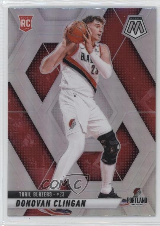 2024-25 Panini Mosaic Rookies Silver Prizm Donovan Clingan #246 Rookie RC 1c9a