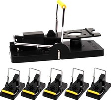 Mouse Trap with High Capture Rate, 6PCS Power Rat Traps That Work, Reusable and