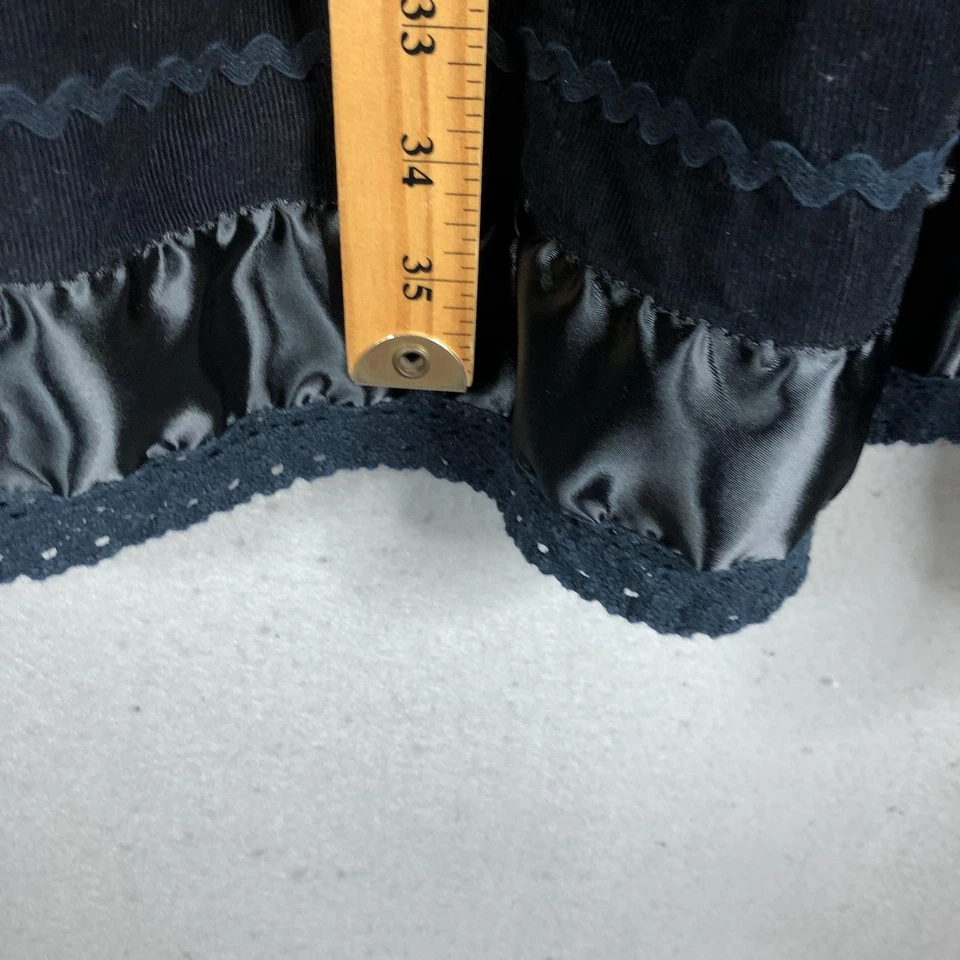 Falda Boston Propia Mujer 8 Negra Maxi Pana Encaje Boho Campesino Cachicho Foto 4 de 4