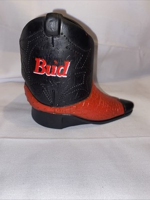 Vintage 1991 Bud Kool Buddies Drink Holder Budweiser Cowboy Boot Koozie