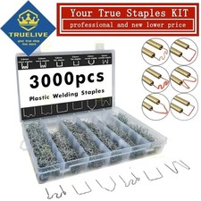 3000PCS Hot Stapler Staples Kit for Plastic Welder Car Bumper Repair WeldingTool