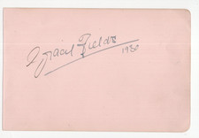 Gracie Fields Signed Page 1930 / Autographed Actress, Singer