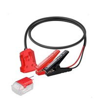 Jumper Cable Clamps with Alligator Clips for Milwaukee M18 18V Batteries