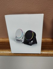 NEW In Box Black 360  Rotating Bluetooth Speaker, Colorful Ambient Light