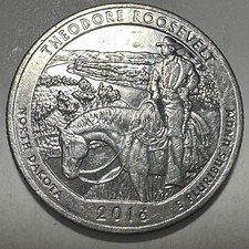 2016-D Theodore Roosevelt National Park 25c Quarter Circulated Coins💎 