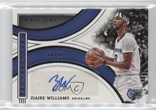 2021-22 Panini Immaculate Inaugural Ink 60/99 Ziaire Williams #ICN-ZWM Auto 9l4