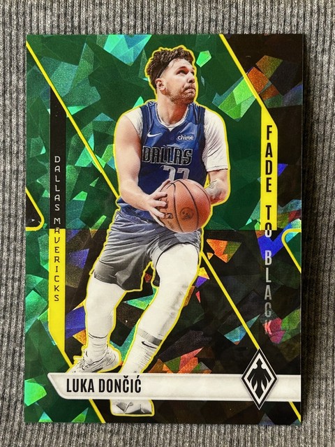 2023-24 Panini Phoenix - Fade to Black Luka Dončić #18 Green Ice /149 A922