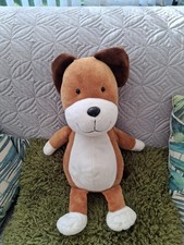 ULTRA RARE VINTAGE LARGE 16 " KIPPER THE DOG  SOFT PLUSH TOY 2010 MICK INKPEN 